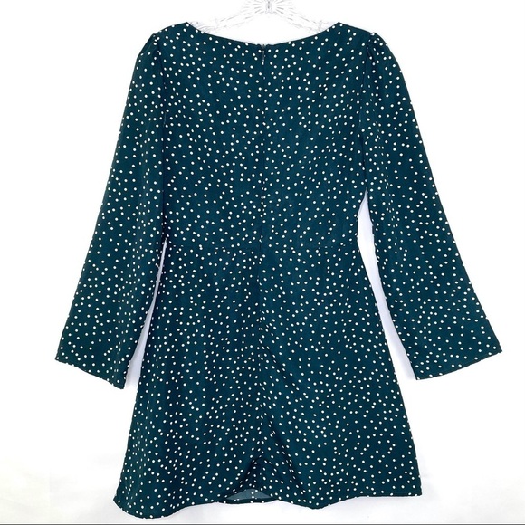Showpo Green Spot Get the Point Mini A-Line Dress - Picture 9 of 10